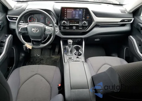 2021 Toyota Highlander L z USA, uszkodzony, nr VIN 5TDCZRBH0MS070708